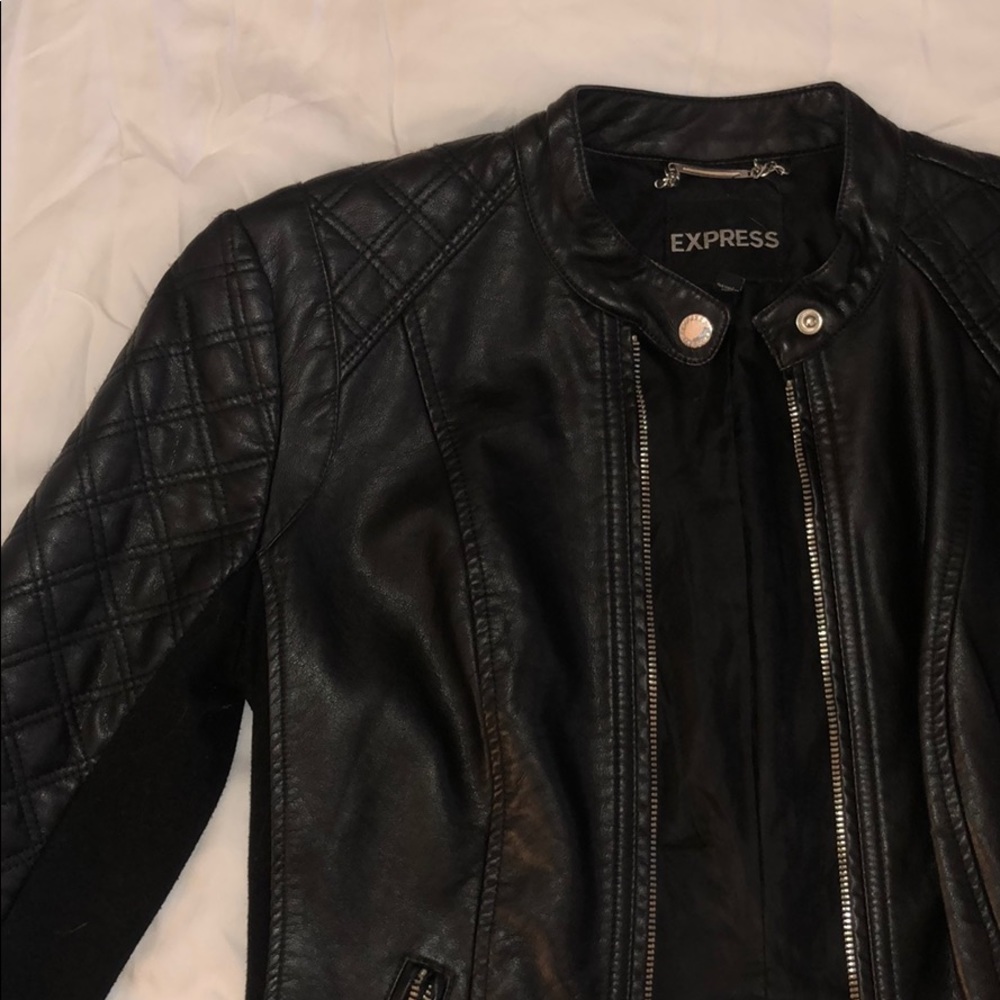 Leather Jacket - Size Small - Express - image 5